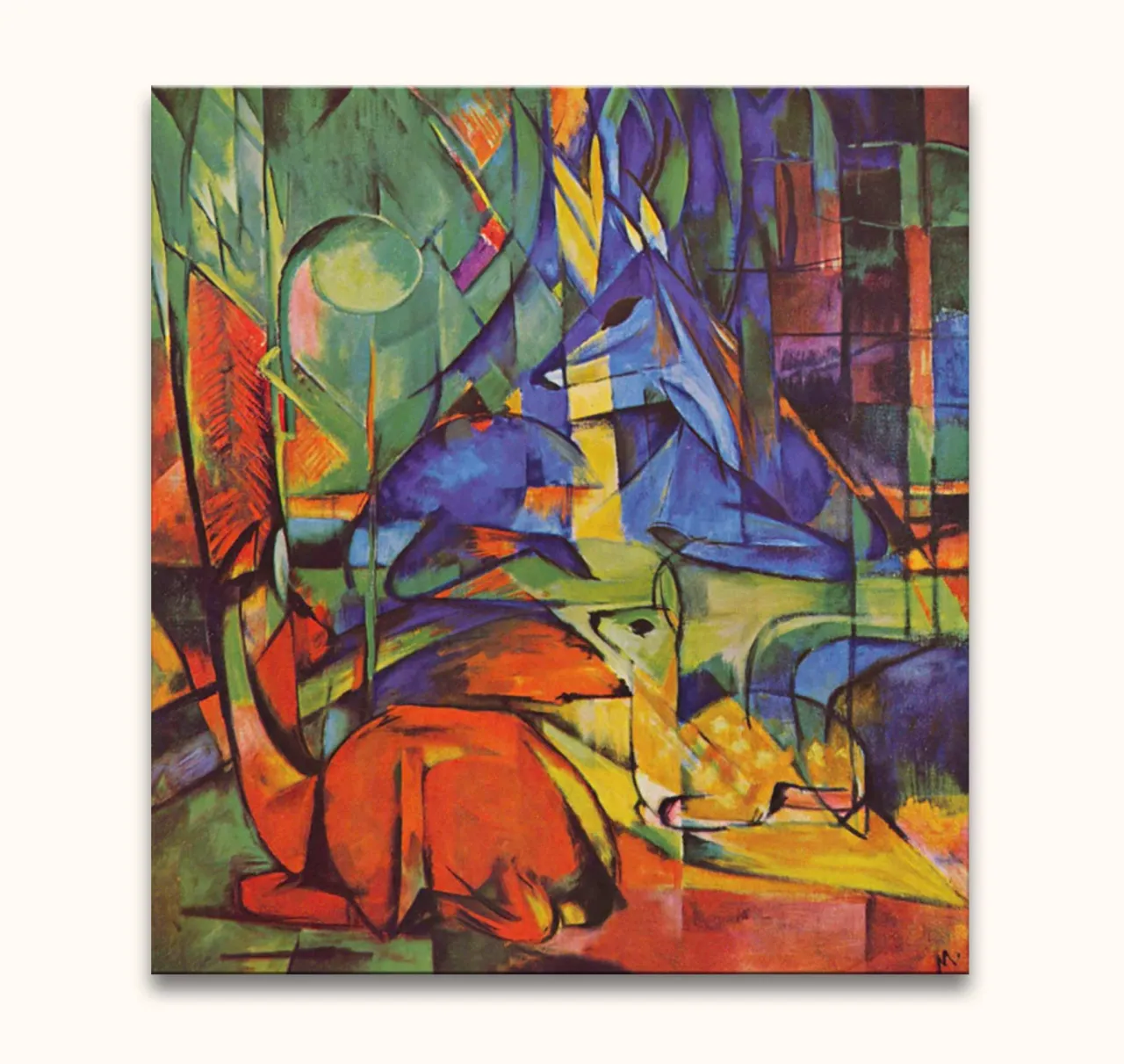 Hirsch im Wald Gemälde: Symbolik, Stile & Kaufberatung