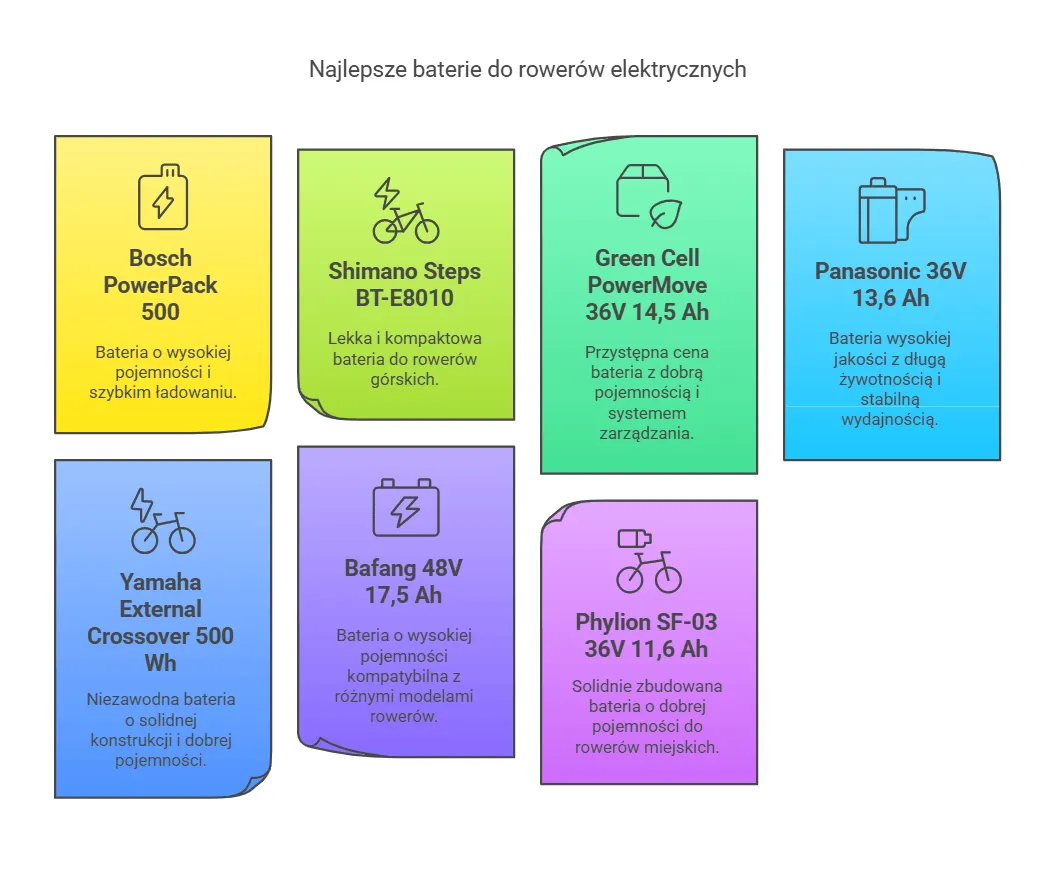  Baterie do rowerów elektrycznych - jak wybrać najlepszą i najwydajniejszą?
