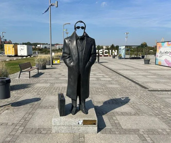 Jarzyna ze Szczecina - pomnik upamiętniający niezwykłego aktora