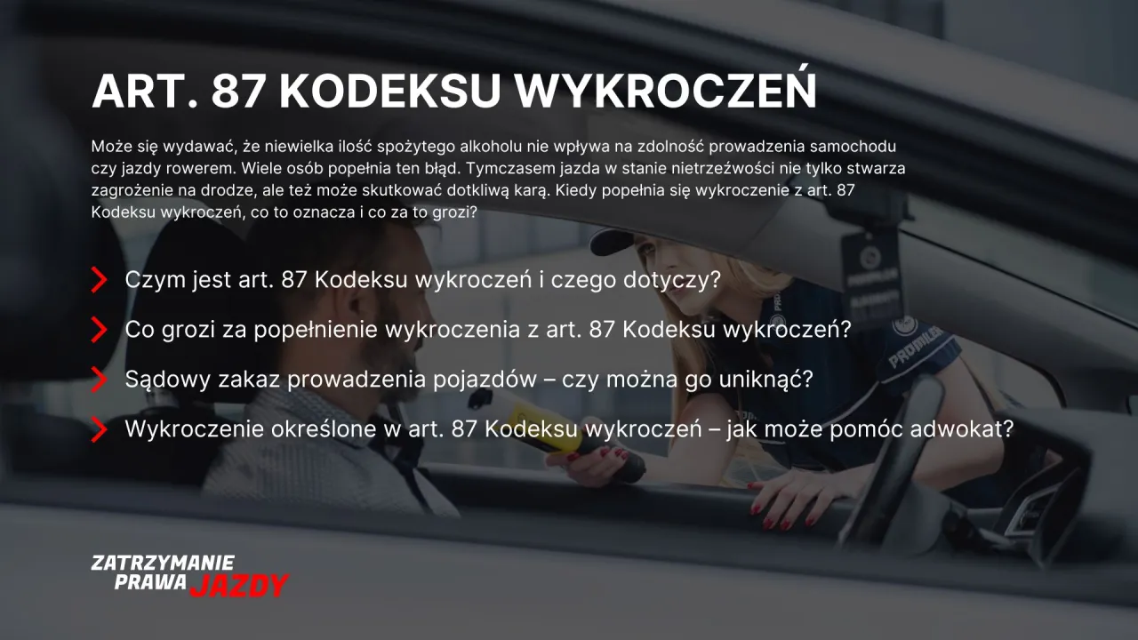 Jakie mandaty za jazdę po pijanemu? Sprawdź, by uniknąć kary!