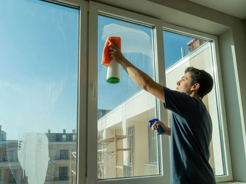 Skuteczne sposoby na mycie okien po remoncie - uniknij trudnych zabrudzeń