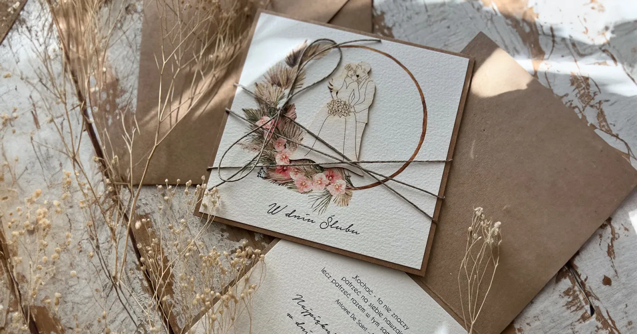 Oryginalne kartki ślubne: Jak zaskoczyć młodą parę swoim gestem?