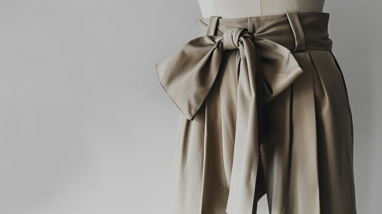 Spodnie wiązane w pasie: modny trik na sylwetkę czy niepraktyczne?