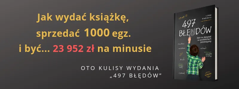 Ile można zarobić na pisaniu książek? Fakty, które zaskakują autora