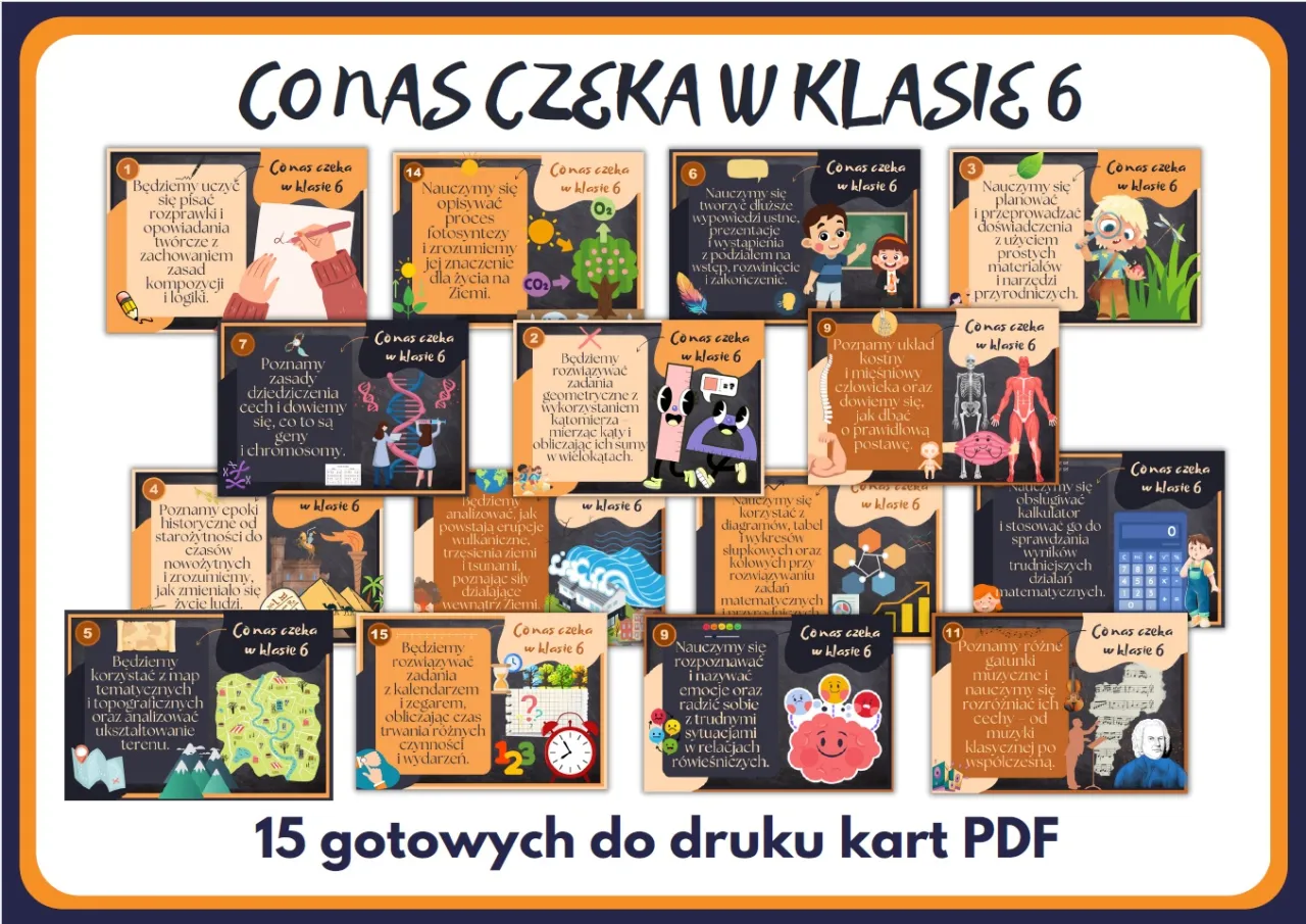 Przedmioty w 6 klasie: Co czeka Twoje dziecko? [Lista i godziny]
