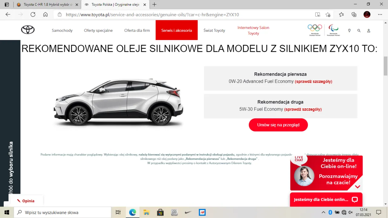 Jaki olej do toyoty c hr 1.8 hybrid? Sprawdź najlepsze opcje i specyfikacje