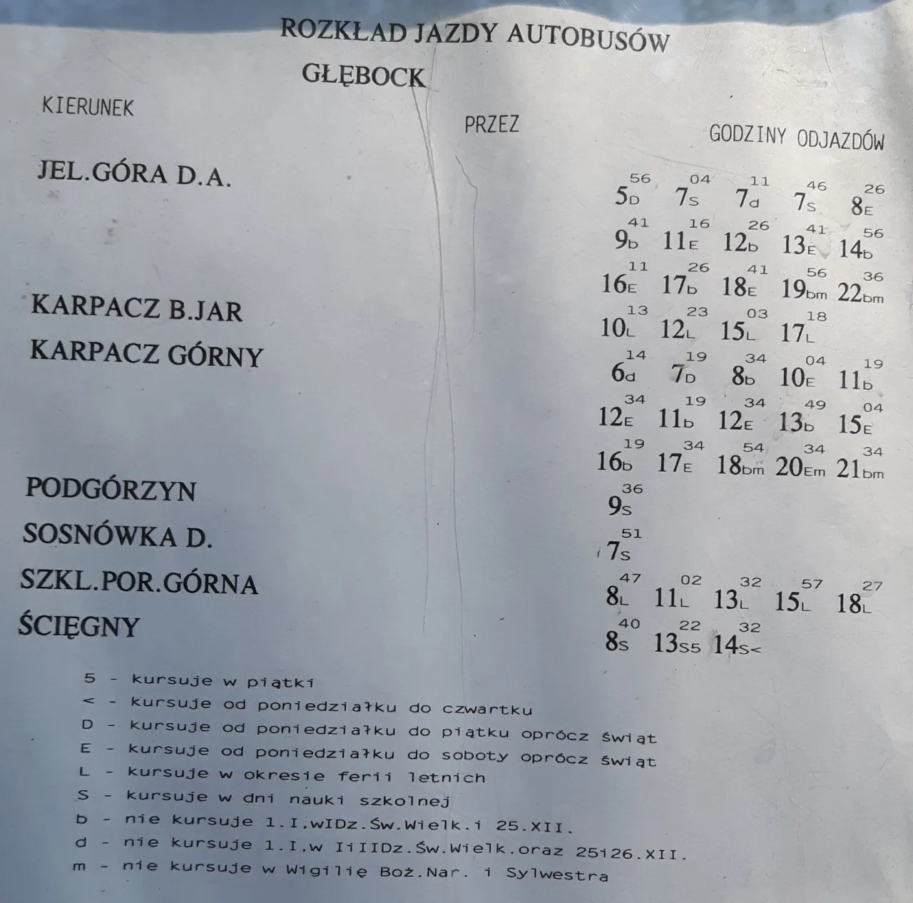 PKS Tour Jelenia Góra - pełny rozkład jazdy i połączenia autobusowe