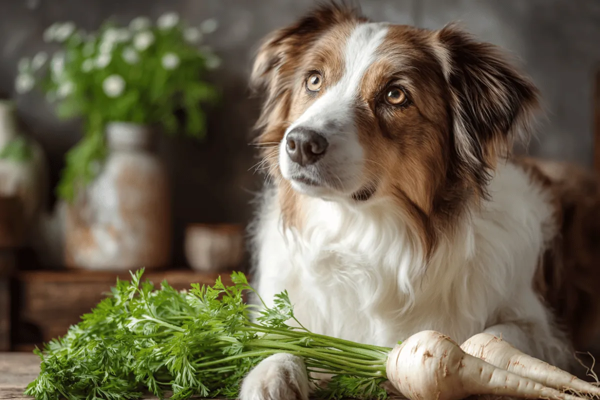 Korzeń pietruszki dla psa: Bezpieczny? Korzyści i przeciwwskazania