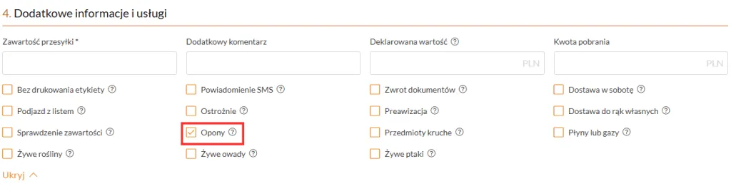 Ile kosztuje wysyłka 4 opon kurierem? Sprawdź najtańsze opcje