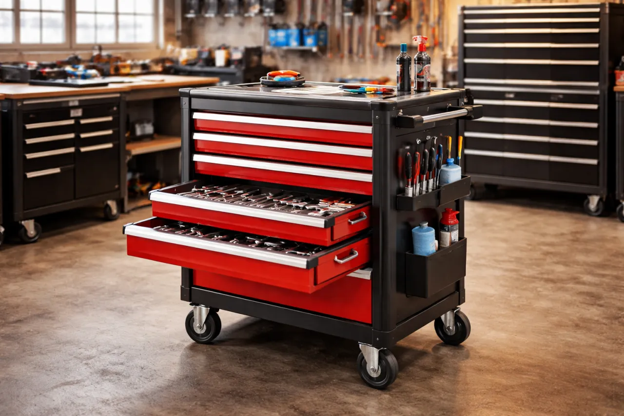 Wózek narzędziowy, czyli świetny sposób, by zorganizować przestrzeń i przyspieszyć pracę! Wózek narzędziowy, czyli świetny sposób, by zorganizować przestrzeń i przyspieszyć pracę!