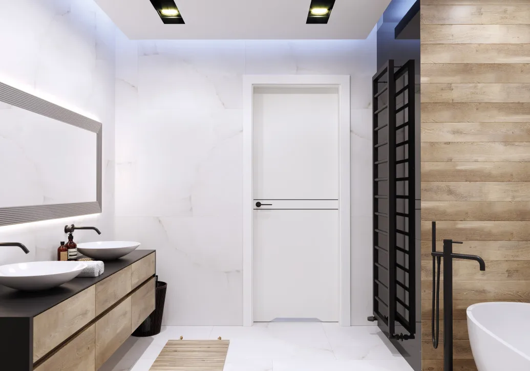 Drzwi do łazienki z podcięciem czy bez - co wybrać dla zdrowia?