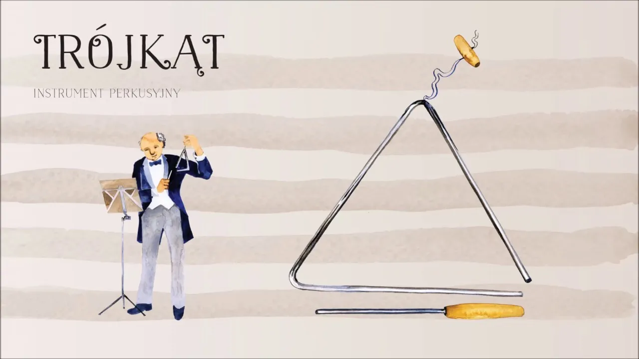 Instrument trójkąt - Trójkąt muzyczny, Dzwonki instrument perkusyjny