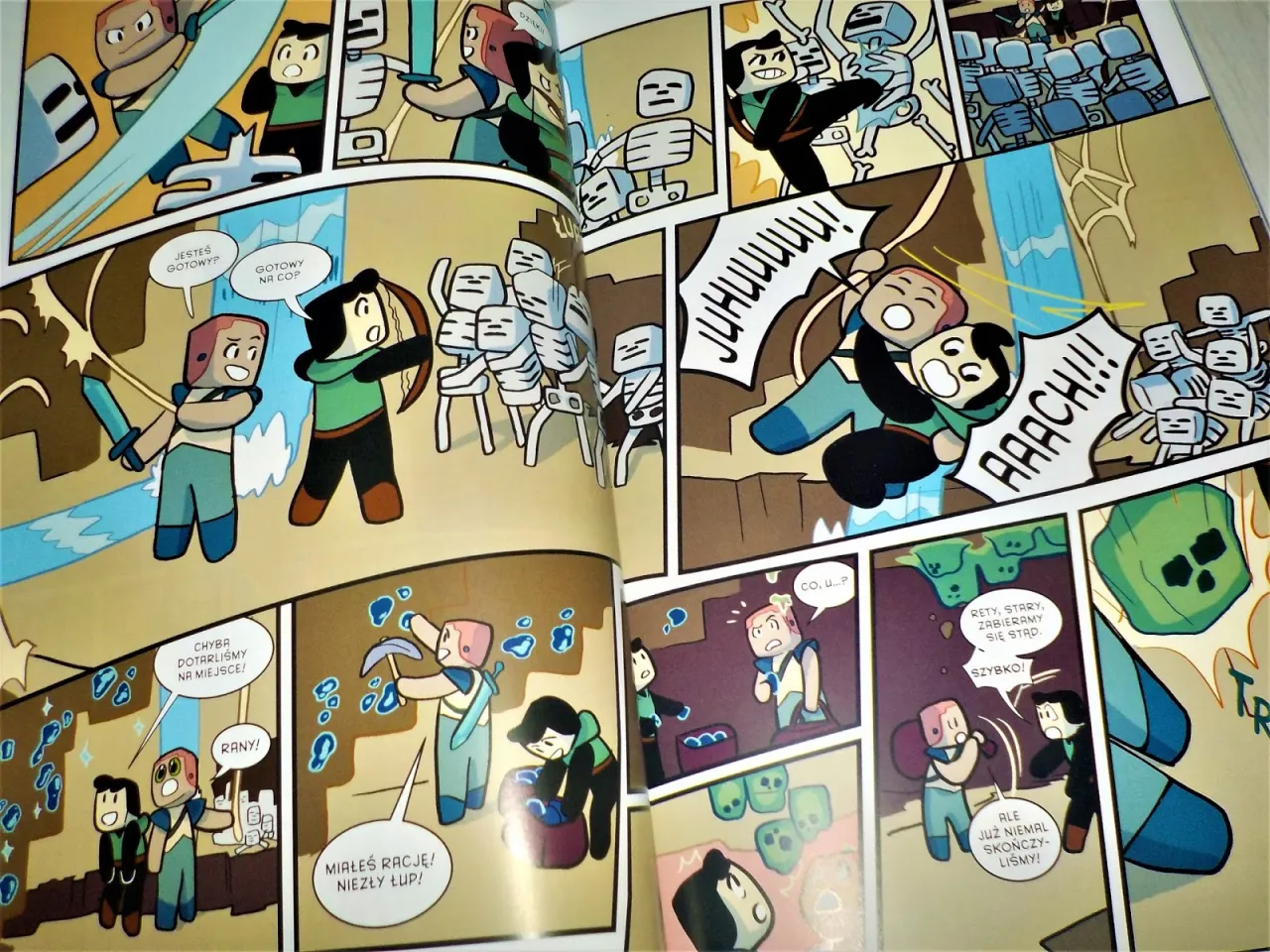 Komiksy Minecraft - wszystkie części serii dla fanów kostaksowej przygody