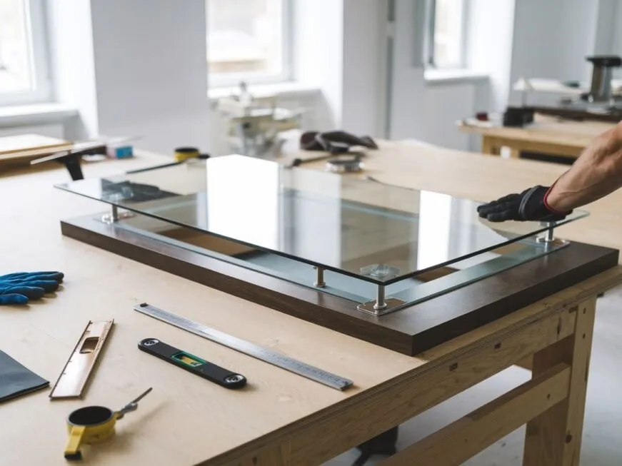 Jak zamontować szklany blat do stołu - uniknij najczęstszych błędów