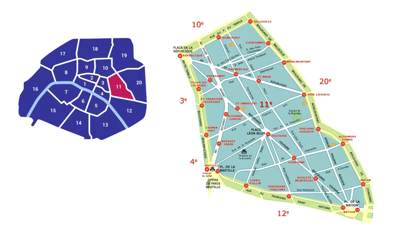 11. dzielnica Paryża: Odkryj autentyczny klimat Popincourt
