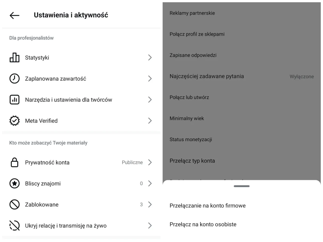 Jak przełączyć się na konto osobiste Instagram i uniknąć utraty danych