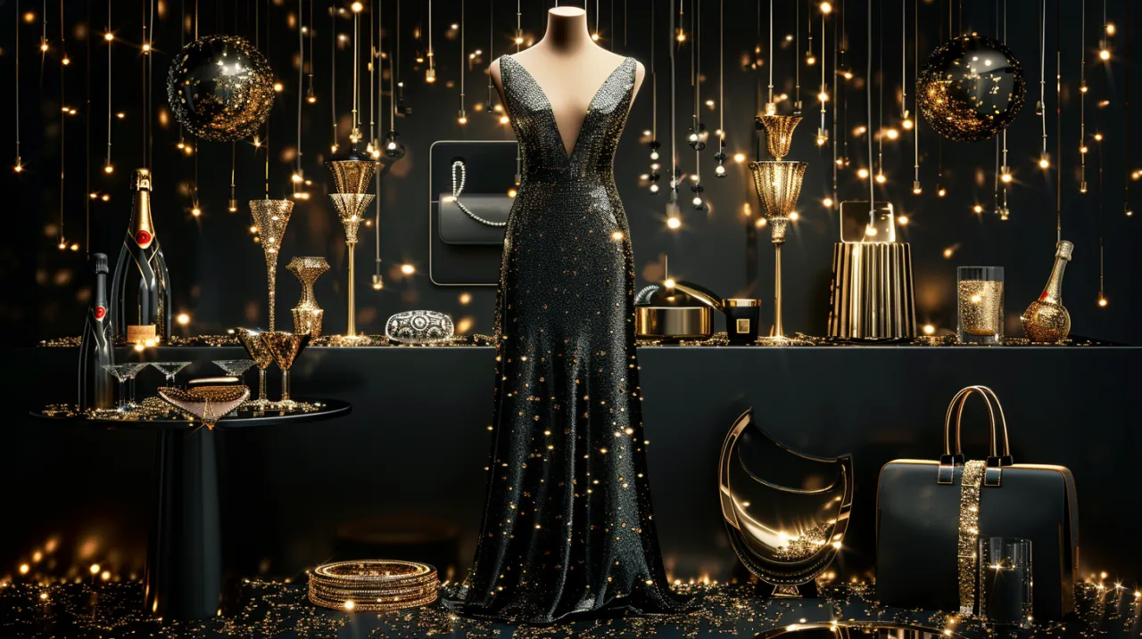 Sukienka czarno-złota: 5 okazji, gdy olśnisz wszystkich. Sprawdzamy!