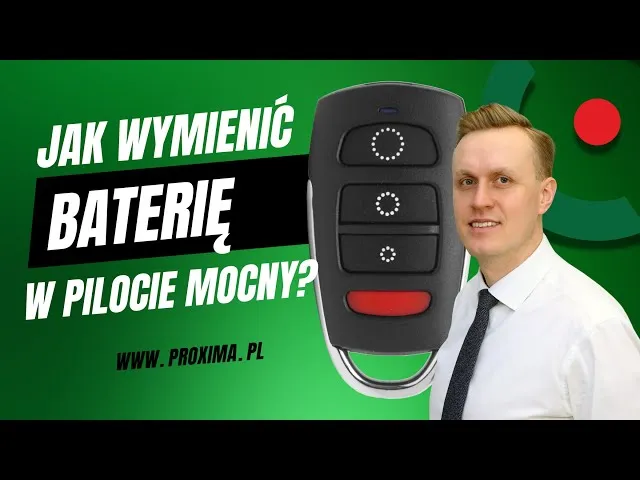 Wymiana baterii w pilocie samochodowym - proste kroki i porady