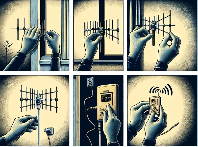 Jak w jakim kierunku ustawić antenę, aby uzyskać najlepszy sygnał