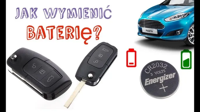 Jak łatwo wymienić baterię w kluczyku samochodu Ford?