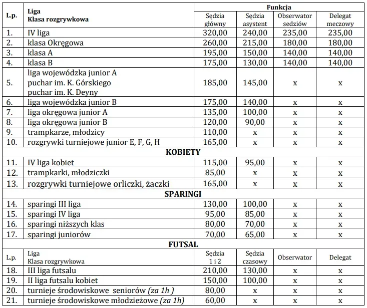 Sędzia piłkarski zarobki w Polsce: jakie stawki obowiązują w ligach?