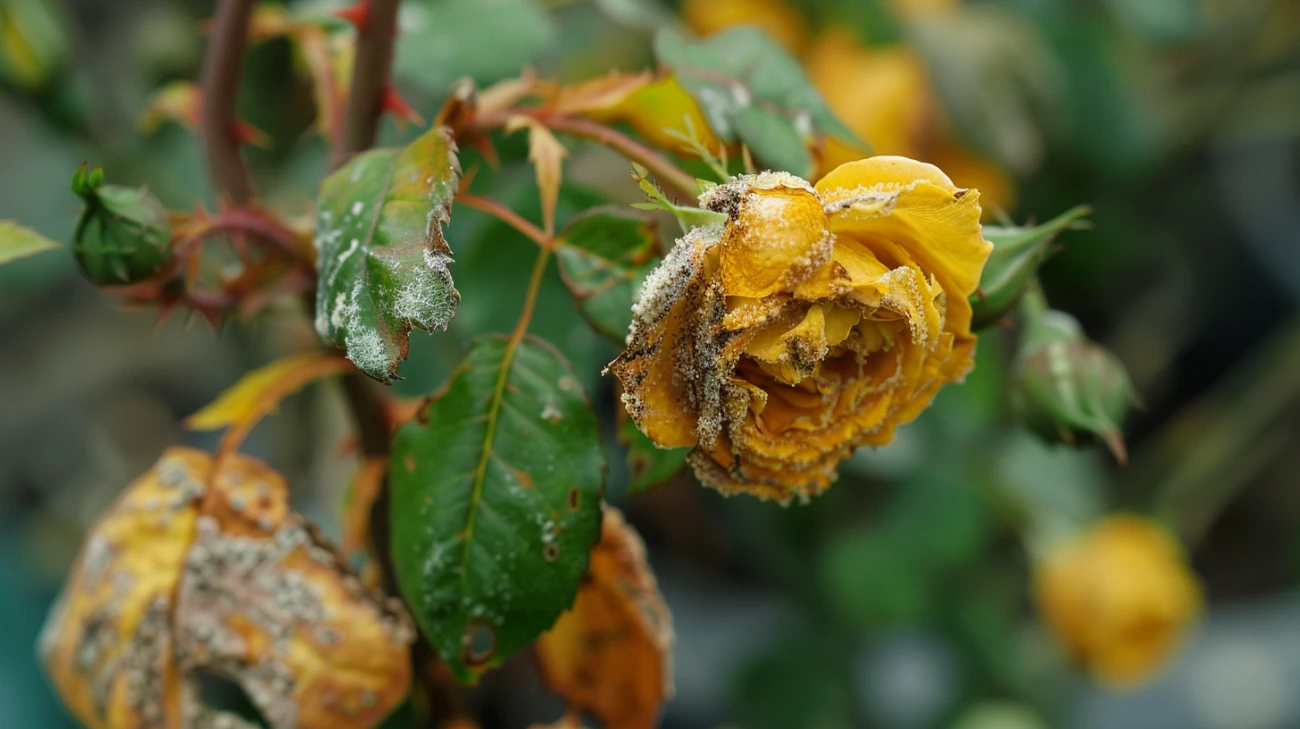 Grzyb na roślinach doniczkowych i różach: Jak zwalczyć problem?