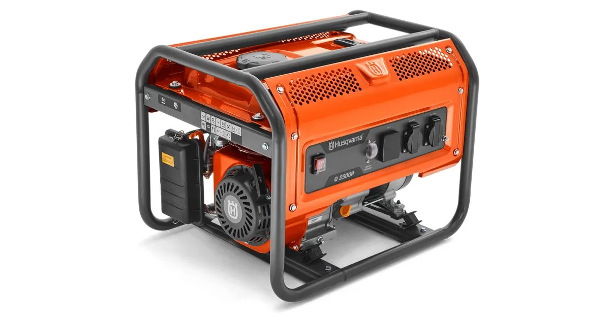 Husqvarna G2500P – idealny generator do zasilania w trudnych warunkach