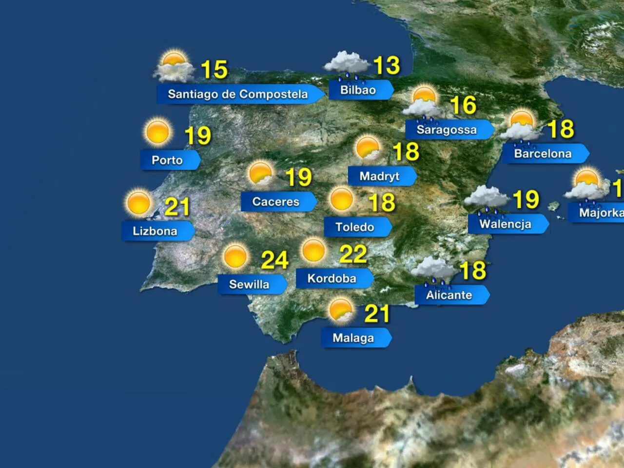 Gdzie jest teraz najcieplej - prognoza pogody