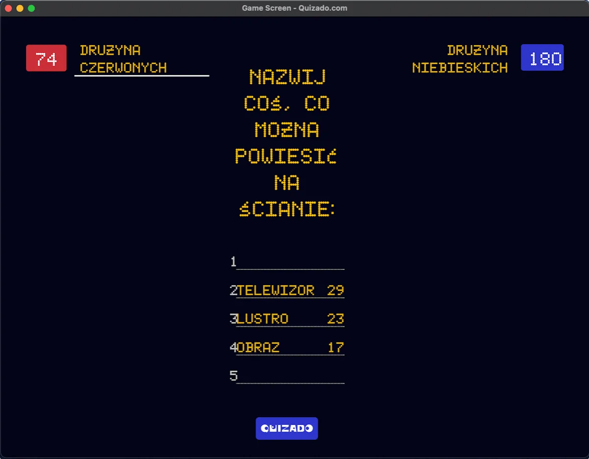Pytania do Familiady - Najlepsze pytania z programu Familiada