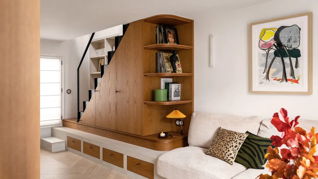 Rewelacyjne sposoby na zagospodarowanie miejsca pod schodami. Praktyczne pomysły