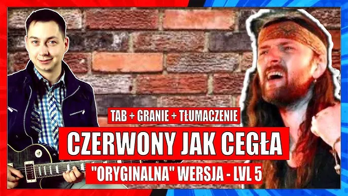 Czerwony jak cegła akordy – zagraj tę emocjonalną piosenkę łatwo
