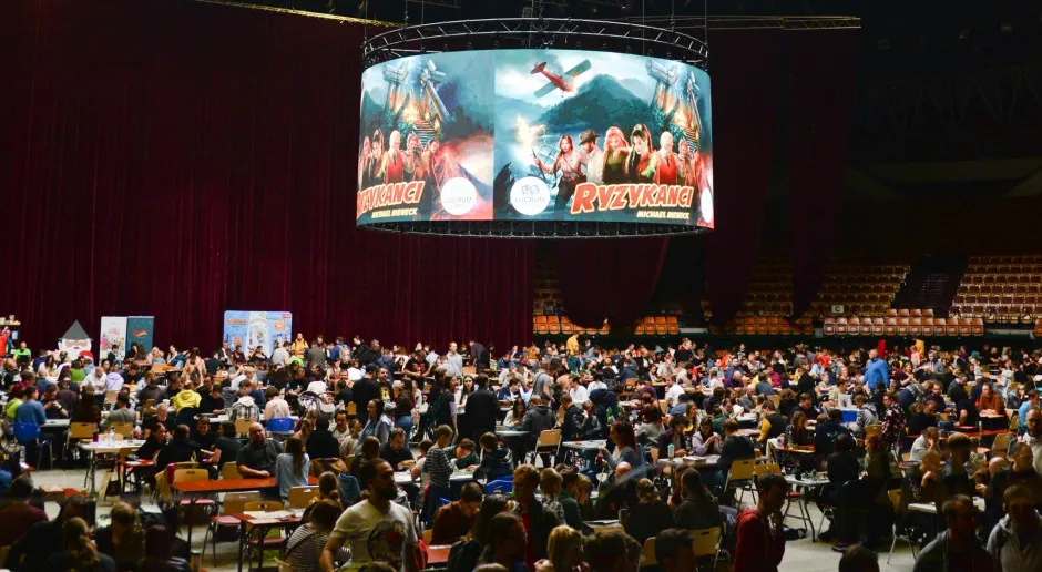 Planszówki w Spodku - atrakcje na targach gier planszowych w Katowicach