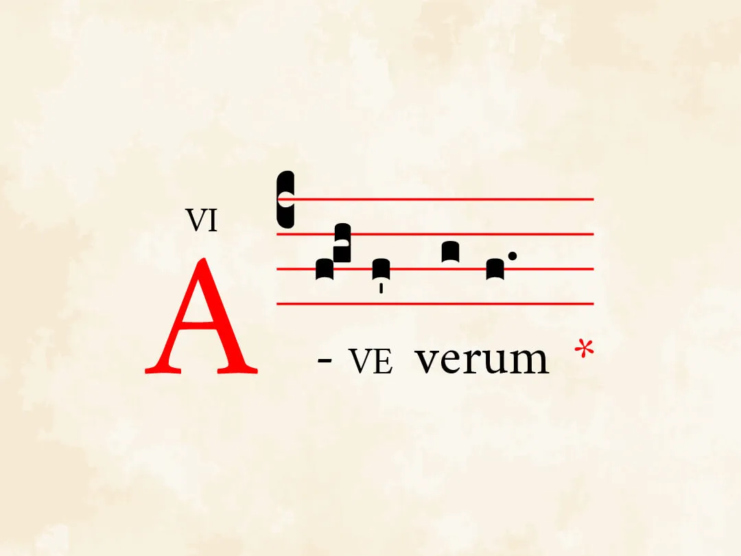 Ave Verum partytura - różne wersje i formaty do pobrania