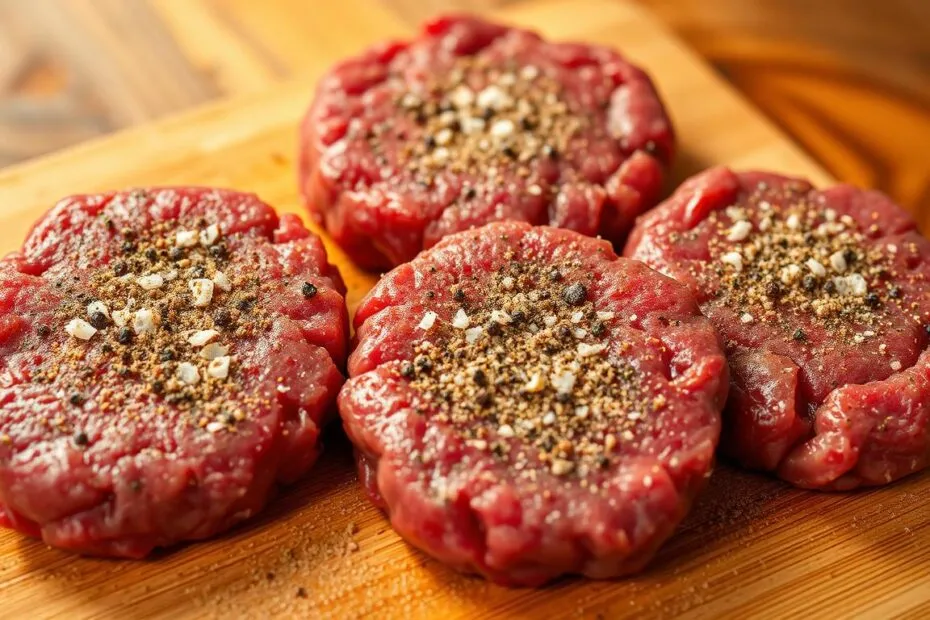 Sekret soczystego burgera: Przyprawianie mięsa krok po kroku.