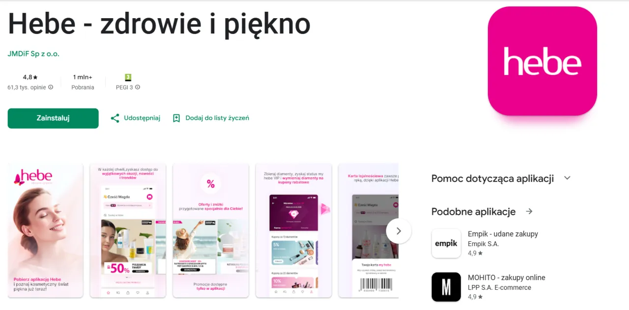 Jak aplikacja Hebe zmienia zakupy i co naprawdę daje klientom