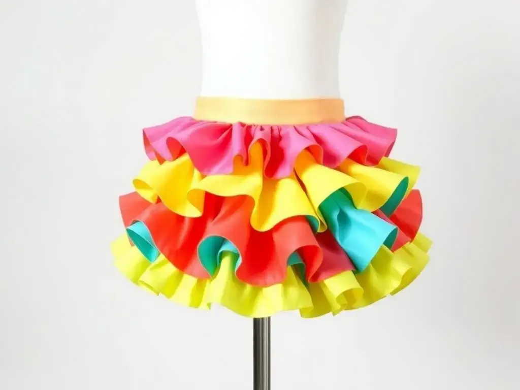 Uszyj spódnicę z falbanami krok po kroku: prosty poradnik