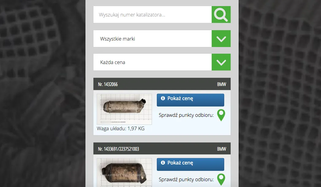 Ile za katalizator w skupie? Sprawdź, co wpływa na wartość