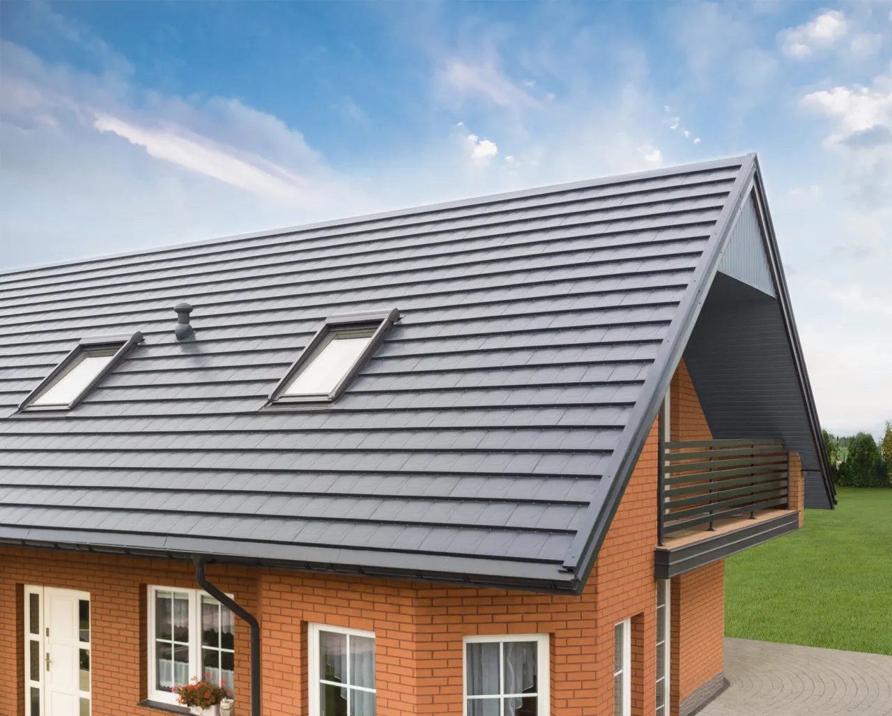 Grafitowa blacha – idealne kolory elewacji, które zachwycą każdego