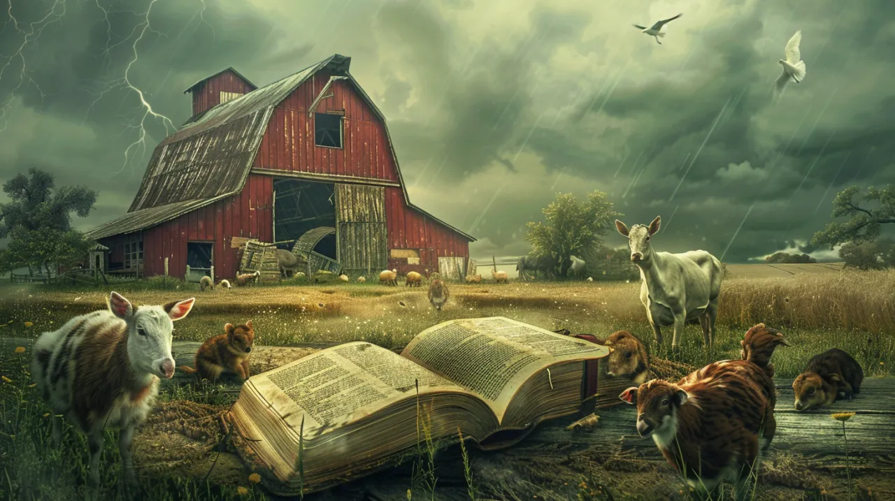 Recenzja "Folwark Zwierzęcy" George'a Orwella - analiza klasyka