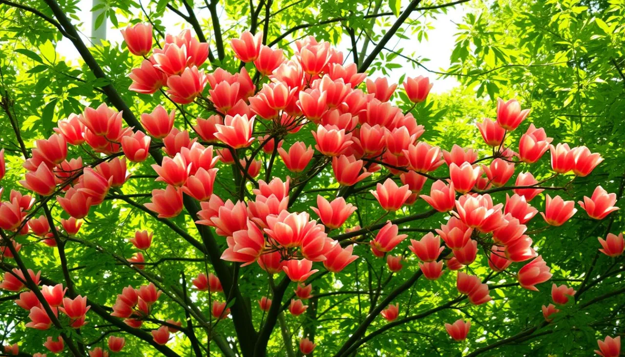 Jak kwitnie tulipanowiec? Odkryj tajemnice jego pięknych kwiatów