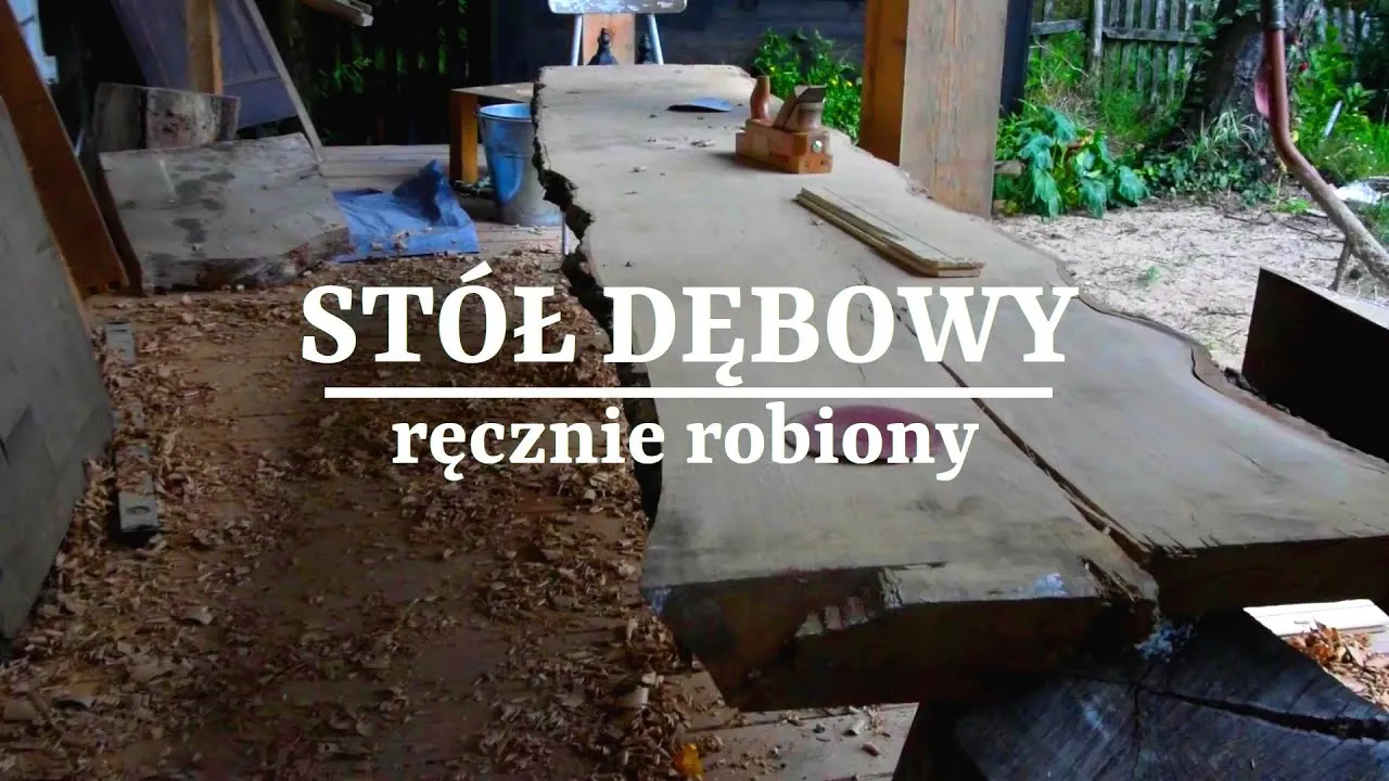 Jak zrobić stół z bali drewnianych - krok po kroku bez błędów