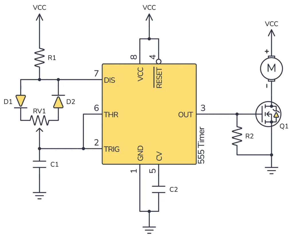 Regulator PWM NE555: Schemat i Instrukcja Budowy Krok po Kroku