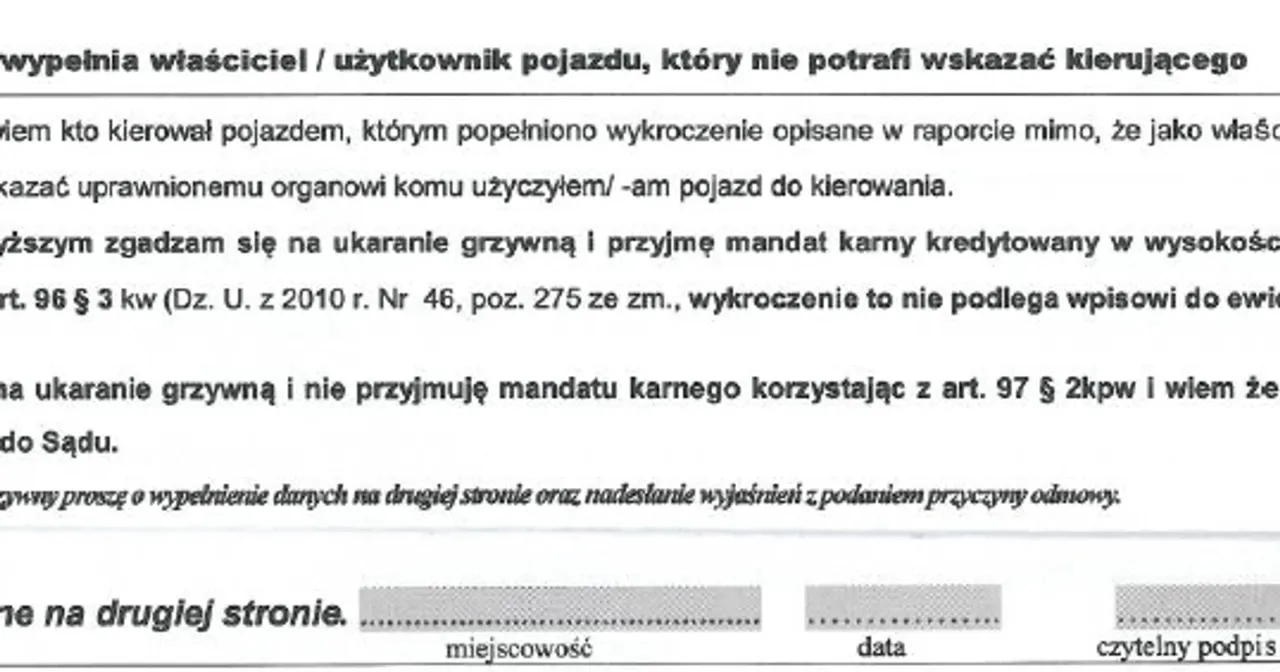 Wezwanie z fotoradaru: Jak odpowiedzieć? Wzór i 3 kluczowe opcje