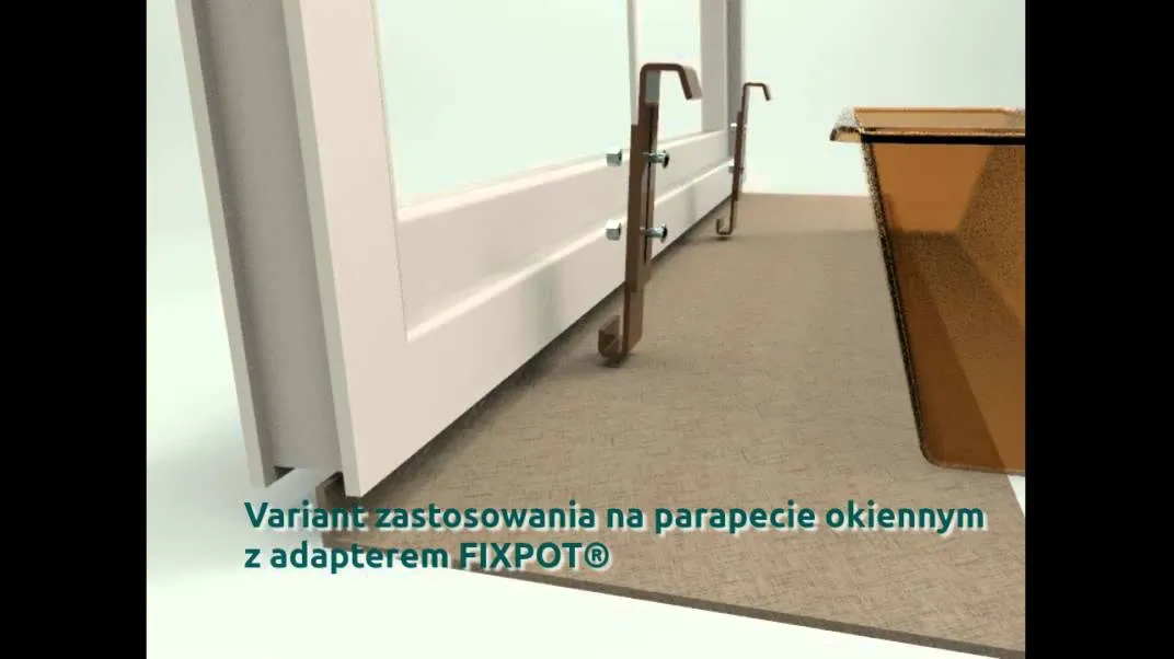 Jak przymocować doniczkę do parapetu, aby uniknąć jej upadku