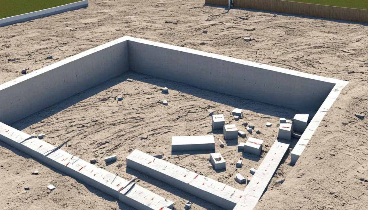 Ile betonu na fundamenty domu 100m2? Oblicz dokładnie i uniknij strat