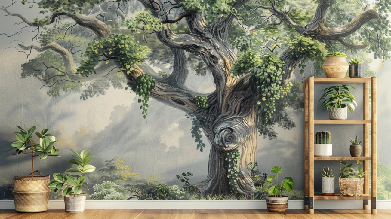 Poradnik krok po kroku: jak namalować realistyczne drzewo na ścianie