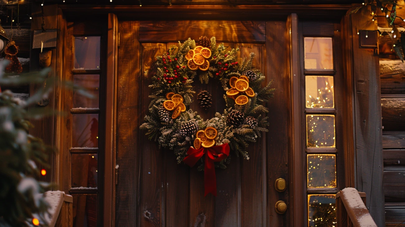 Kreatywne bożonarodzeniowe dekoracje na drzwi: Inspiracje