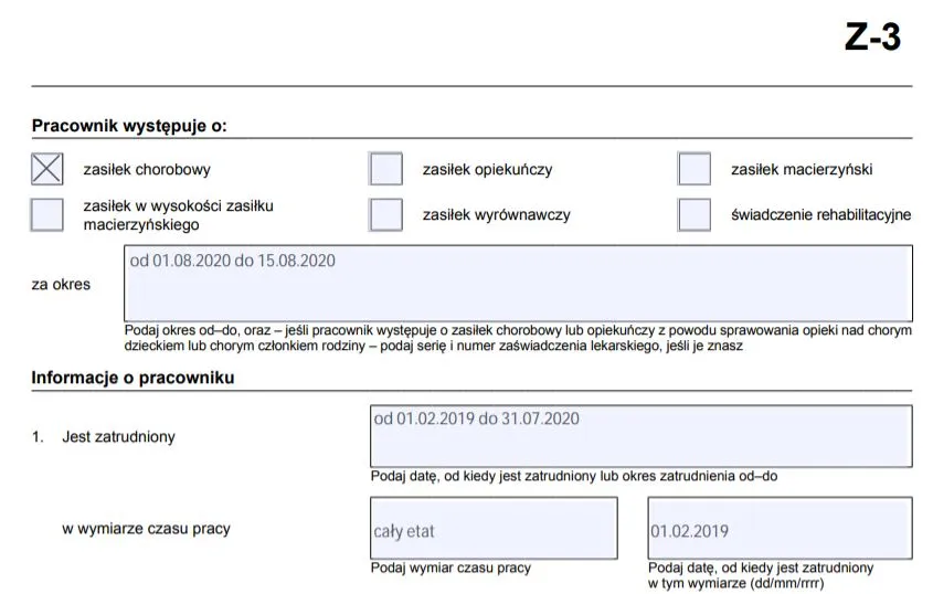 Jak wypełnić ZUS Z-10 po ustaniu zatrudnienia, unikając błędów?