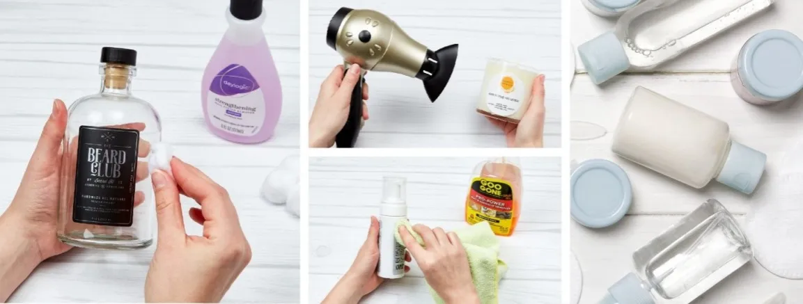 Usuwanie etykiet i kleju z butelek: Czyste szkło do DIY!