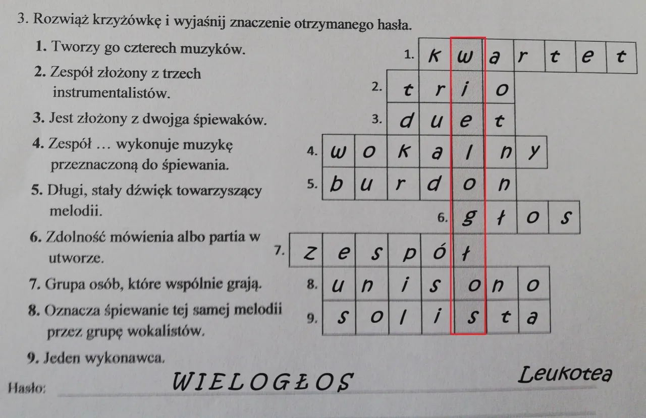 Moderator w pianinie: krzyżówka, definicje i tajemnice muzyczne